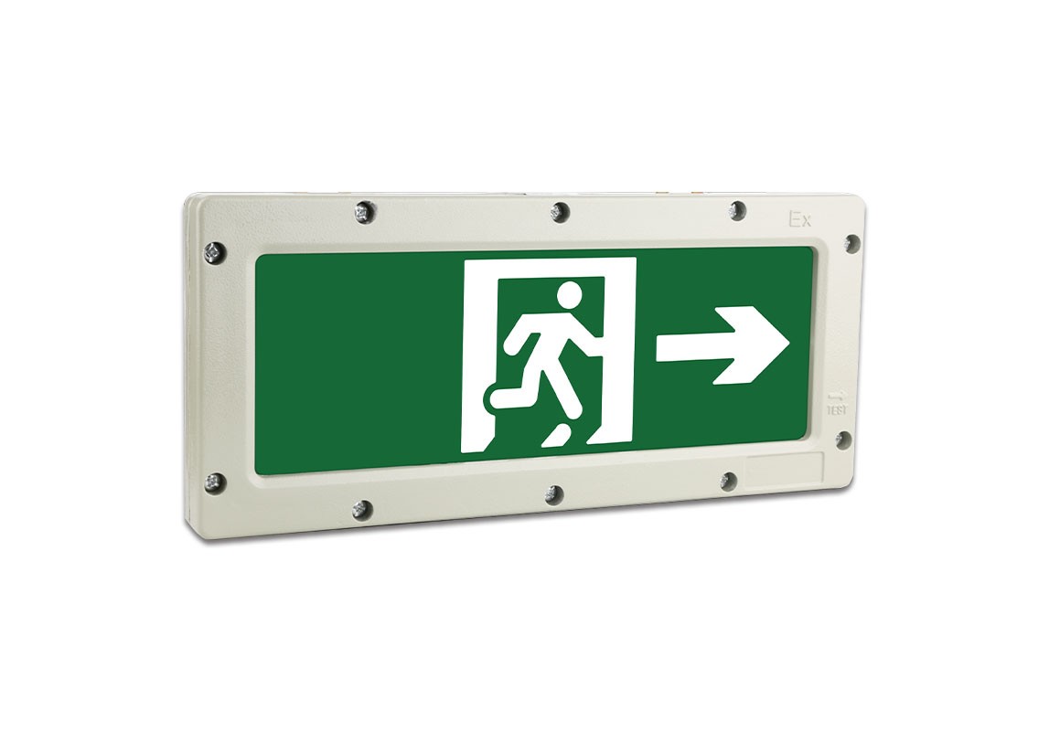 隔爆型-單面右向標志燈  |  ZS-BLJC-1REⅠ1W-J713  |  壁掛/吊掛